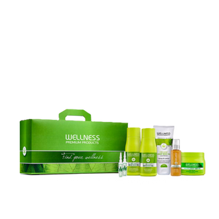 WELLNESS PREMIUM PRODUCTS Hemp Seed Top 7 set Hemp Seed Hair Mask set shampoo conditioner Hair Serum Lotion Organic