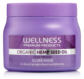 Wellness Silver Toning Hair Mask for Blonde & Gray Hair | 500ml