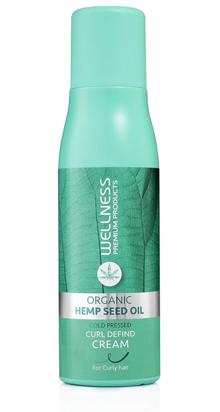 Wellness Hemp Seed Curl Defining Cream | Frizz Control & Flexible Hold 500ml