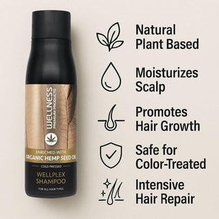 Wellness WELLPLEX Bond Repair Shampoo | Damaged & Color-Treated Hair 500ml