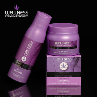 Wellness Silver Toning Hair Mask for Blonde & Gray Hair | 500ml