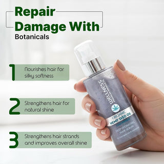 Wellness Deep Hydrating Hair Serum | Heat Protectant & Shine 100ml