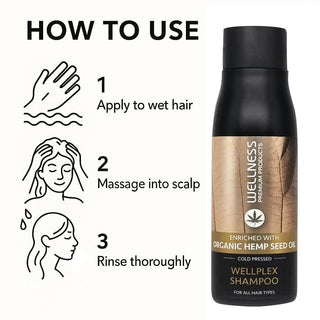 Wellness WELLPLEX Bond Repair Shampoo | Damaged & Color-Treated Hair 500ml