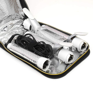 3-in-1 Interchangeable Curling Iron Set | Ceramic & Titanium Curling Wand | Le Angelique