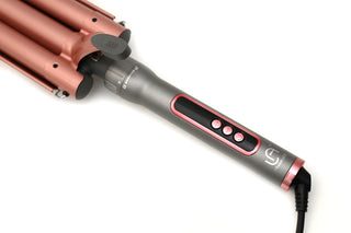 5-in-1 Interchangeable Ceramic Curling Wand Set | Professional Hair Curler | Le Angelique