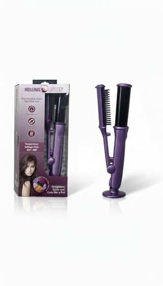 Rolling Styler – Motorized Rotating Styling Iron