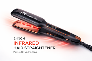 2-Inch Infrared Titanium Hair Straightener | Le Angelique