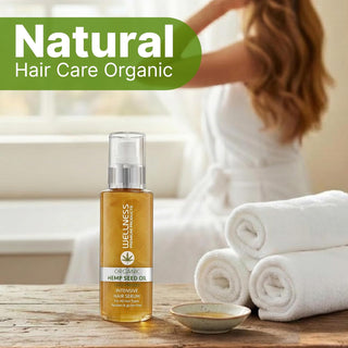 Wellness Hemp Seed Oil Hair Serum | Heat Protectant & Anti-Frizz 100ml