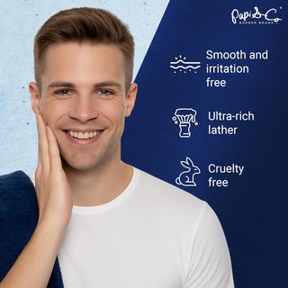Papi & Co. Solid Shaving Foam | Moisturizing Shave for Men