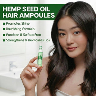 Wellness Hemp Seed Oil Hair Repair Ampoules | 10ml × 10