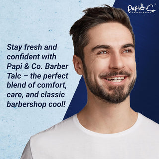 Papi & Co. Professional Barber Talc | Men's Talcum Powder
