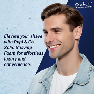 Papi & Co. Solid Shaving Foam | Moisturizing Shave for Men