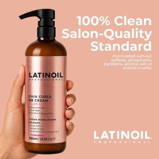 Latinoil Curl Defining BB Cream | Anti-Frizz Leave-In Curl Cream