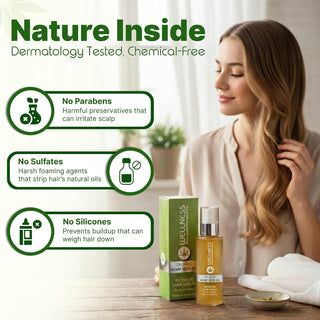 Wellness Hemp Seed Oil Hair Serum | Heat Protectant & Anti-Frizz 100ml