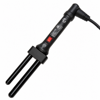Deuce Double Barrel Curling Iron | Dual Barrel Ceramic Hair Waver | Le Angelique