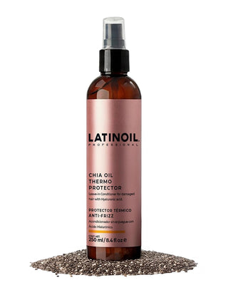 Latinoil Chia Oil Thermo Protector | Heat Protectant & Leave-In Conditioner Spray