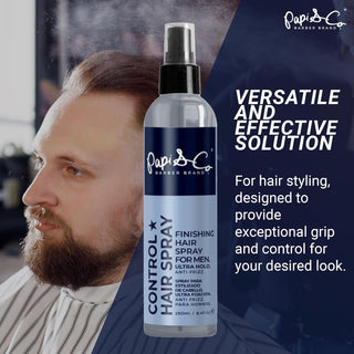 Papi & Co. Control Hair Spray | Long-Lasting Hold for Men
