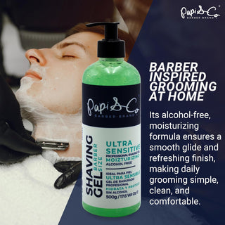 Papi & Co. Shaving Gel | Professional Shaving Gel for Men