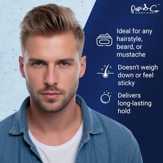 Papi & Co. Classic Hold Pomade | Flexible Hold & Shine for Men