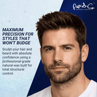 Papi & Co. BeesWax Hair Pomade | Firm Flexible Hold for Men