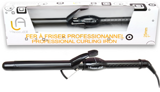 Ultimate Pro Long Barrel Clip Curling Iron | 25mm & 38mm Ceramic Curling Iron | Le Angelique