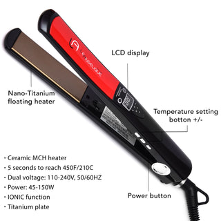 Titan 1 Titanium Digital Flat Iron | Le Angelique