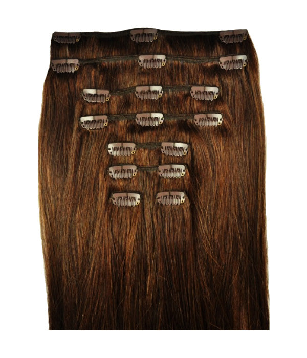 Hair Extensions - Mink #4 Medium Brown - Le Angelique