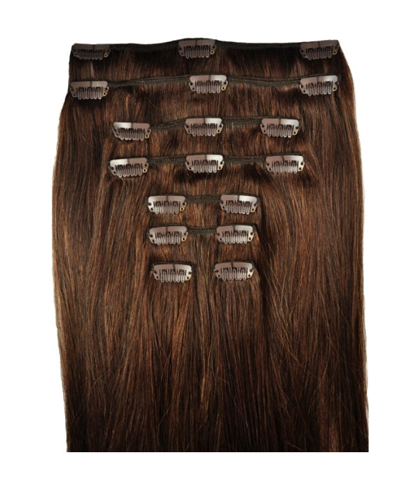Hair Extensions - Mocha #3 Chocolate Brown - Le Angelique